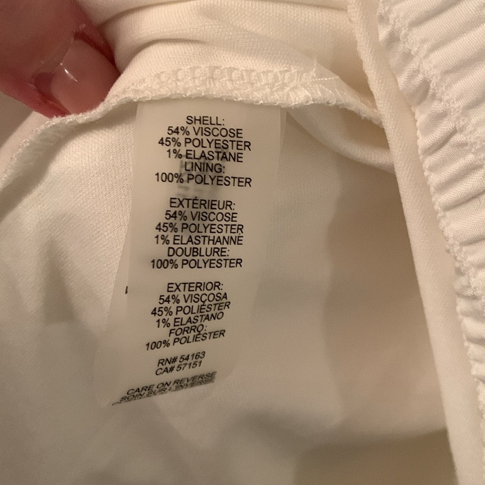 Tommy Hilfiger White Shirred Dress - Picture 5 of 6